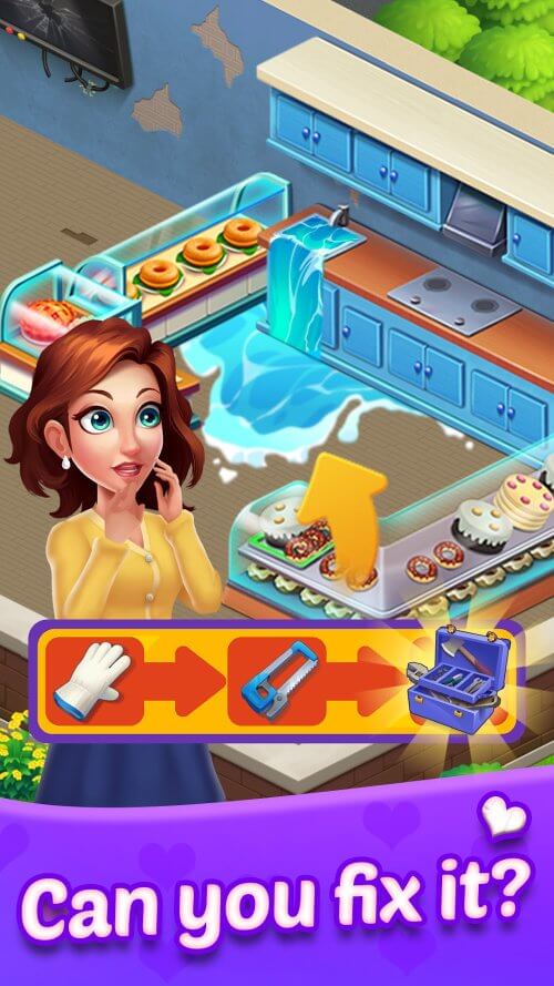 Merge Love - Happy cook v1.1.10 MOD APK (Unlimited Money)