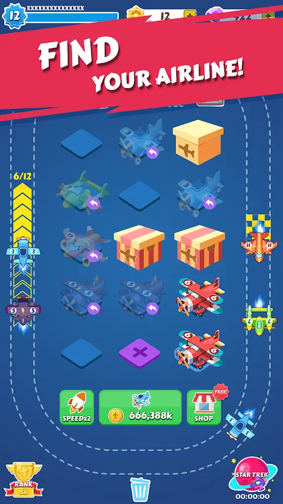 Merge Plane MOD APK v1.19.2 (Unlimited Money)