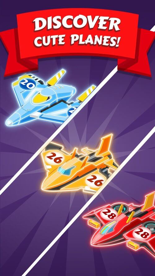 Merge Planes Neon Game Idle v1.0.37 MOD APK (Free Shopping)