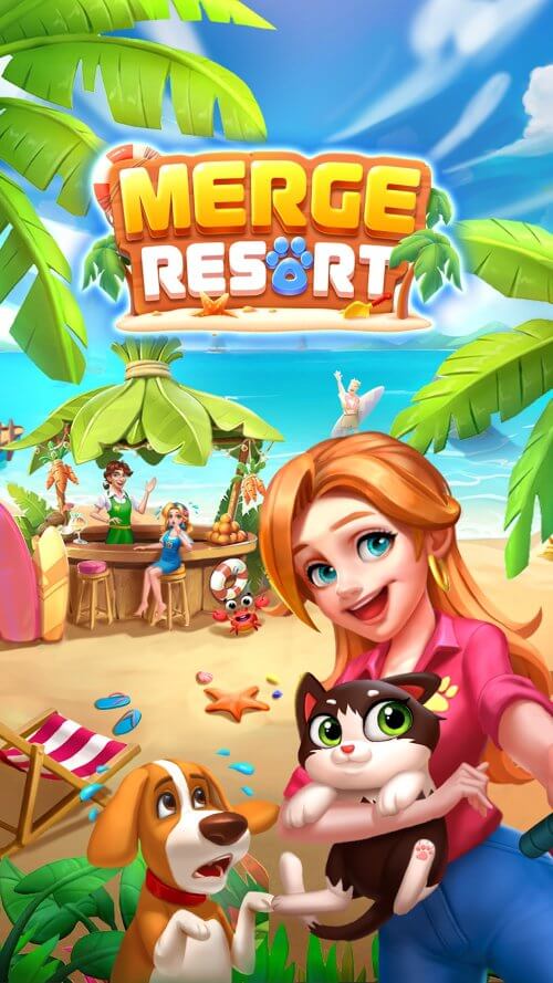 Merge Resort v2.7.4 MOD APK (Free Shopping)