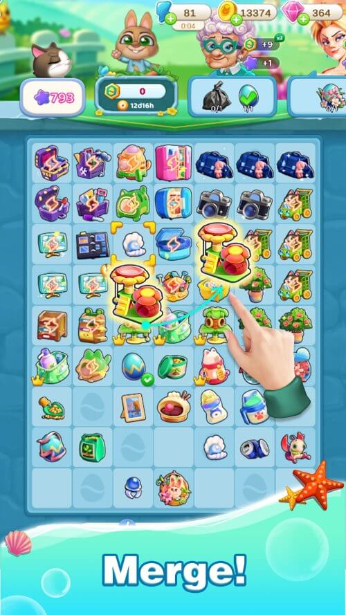 Merge Resort v2.7.4 MOD APK (Free Shopping)