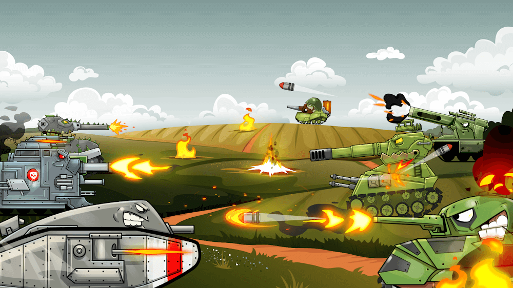 Merge Tanks: Combat war Stars v2.79.00 MOD APK (Unlimited Money)