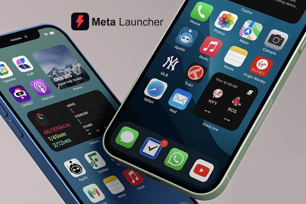 Meta Launcher v49 MOD APK (Full Paid, Removed ADS)