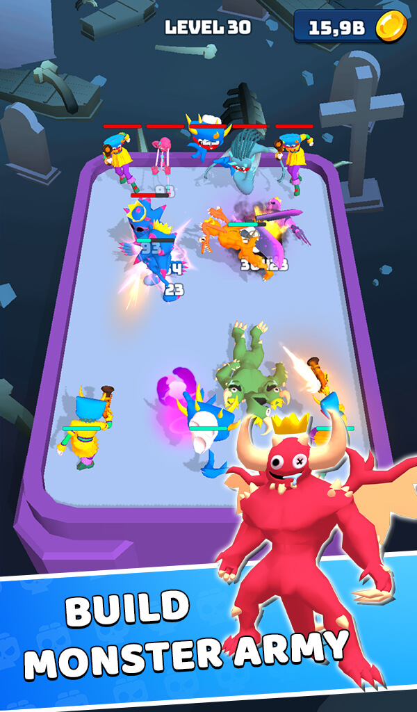 Monster Rampage: Merge Rainbow v1.1.6 MOD APK (Unlimited Money/Level)