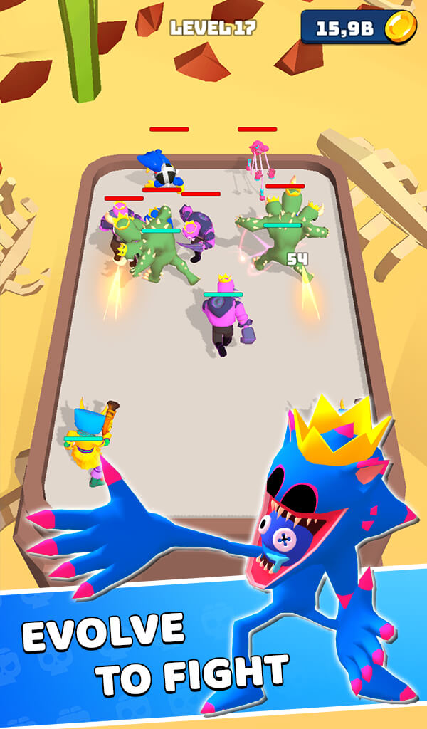 Monster Rampage: Merge Rainbow v1.1.6 MOD APK (Unlimited Money/Level)