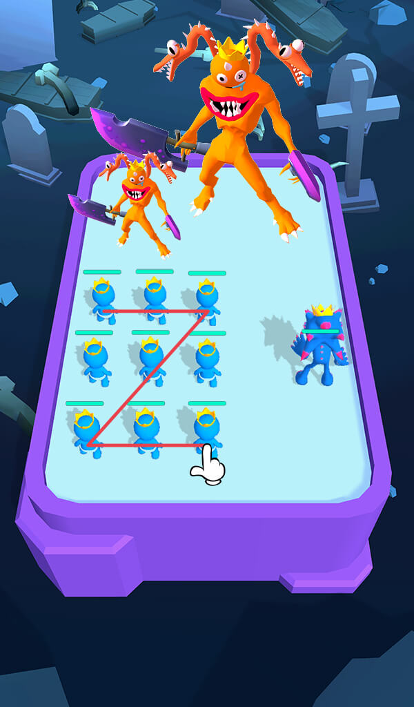 Monster Rampage: Merge Rainbow v1.1.6 MOD APK (Unlimited Money/Level)