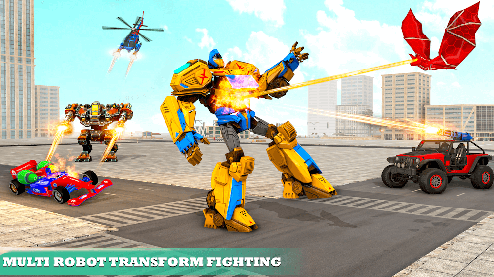 Multi Robot Car Transform Bat v2.1 MOD APK (Unlimited Money)