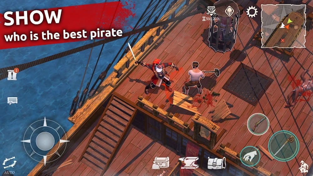 Mutiny: Pirate Survival v0.61.0 MOD APK (God Mode, Free Craft, VIP)