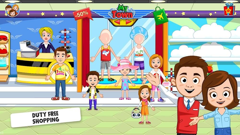 My Town Airport v7.03.01 MOD APK (Unlocked All)