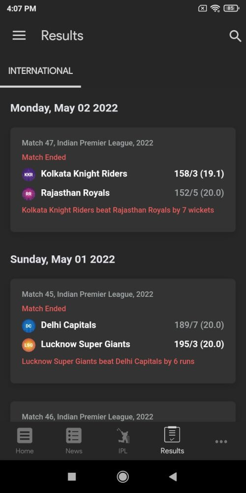 NDTV Cricket v26.02 MOD APK (Premium Unlocked)