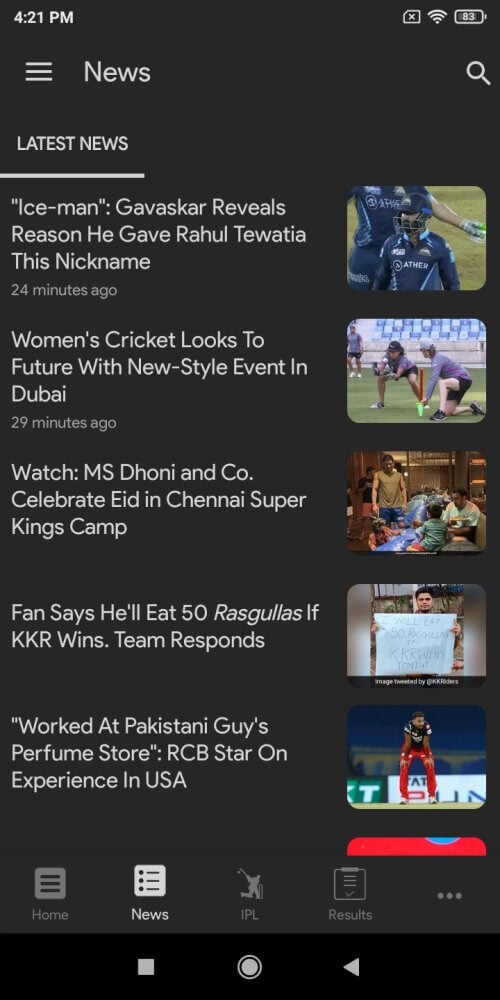 NDTV Cricket v26.02 MOD APK (Premium Unlocked)