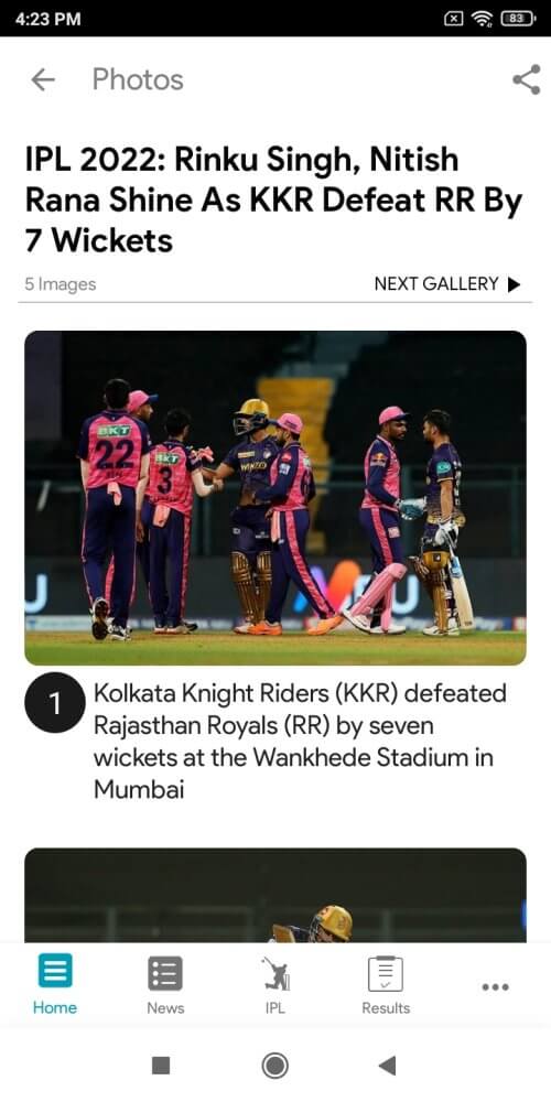 NDTV Cricket v26.02 MOD APK (Premium Unlocked)