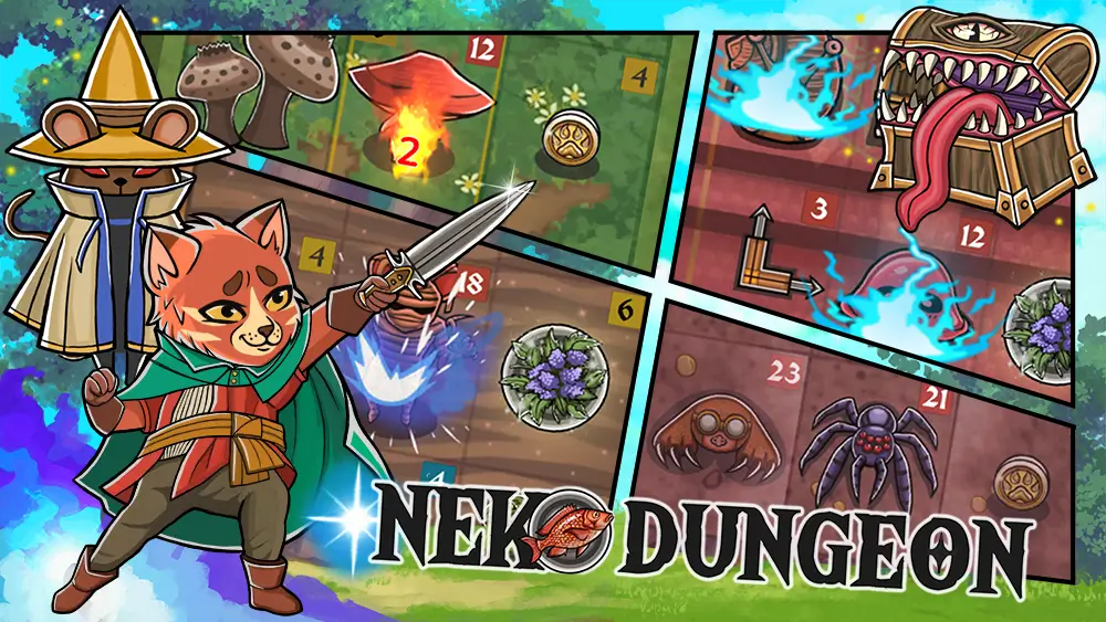 Neko Dungeon MOD APK v2.11 (Unlimited All Currency)