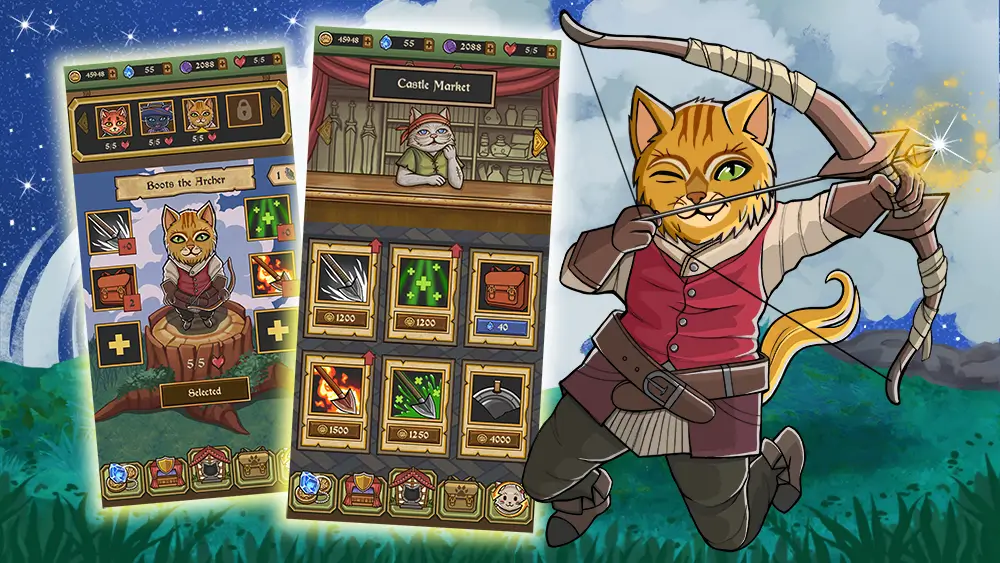 Neko Dungeon MOD APK v2.11 (Unlimited All Currency)