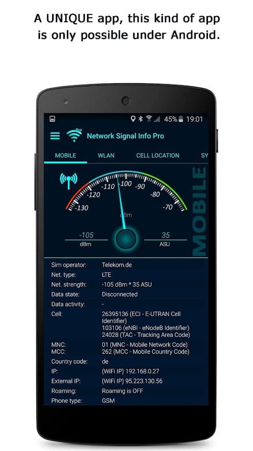 Network Signal Info Pro v5.79.38 MOD APK (Premium Unlocked)