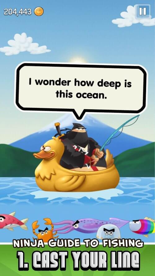 Ninja Fishing v2.10.4 MOD APK (Unlimited Money)