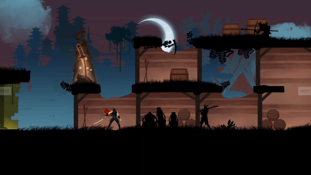 Ninja Shadow Fighter v1.1 MOD APK (God Mode, Dumb Bot)