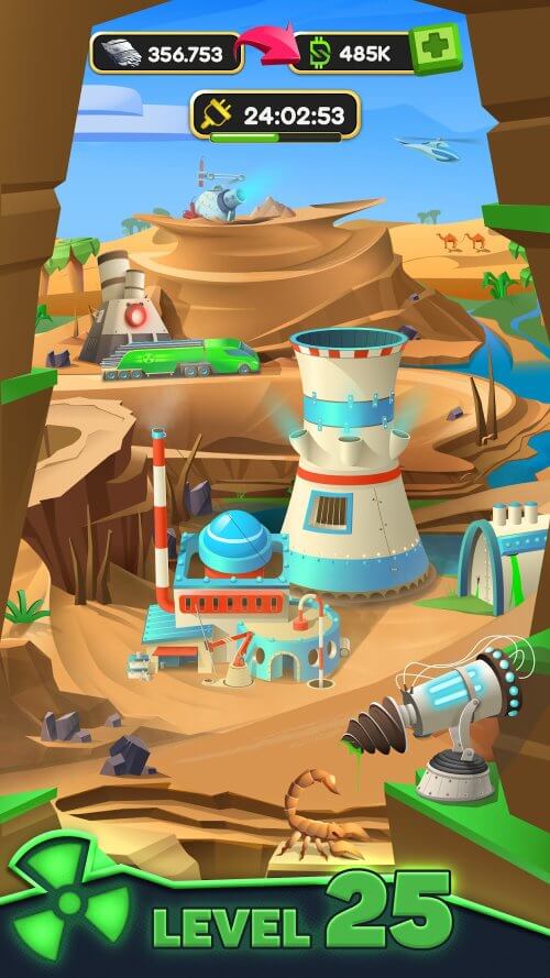Nuclear Tycoon v0.7.1 MOD APK (Unlimited Cash)