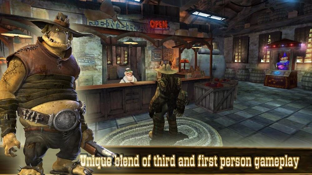 Oddworld: Stranger's Wrath MOD APK v1.0.16 (God Mode, High Damage)