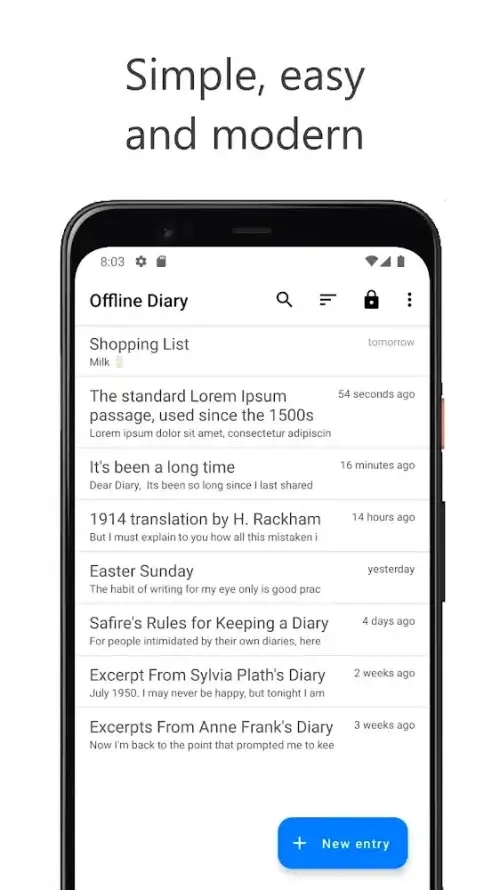 Offline Diary v3.62.0 MOD APK (Premium Unlocked)
