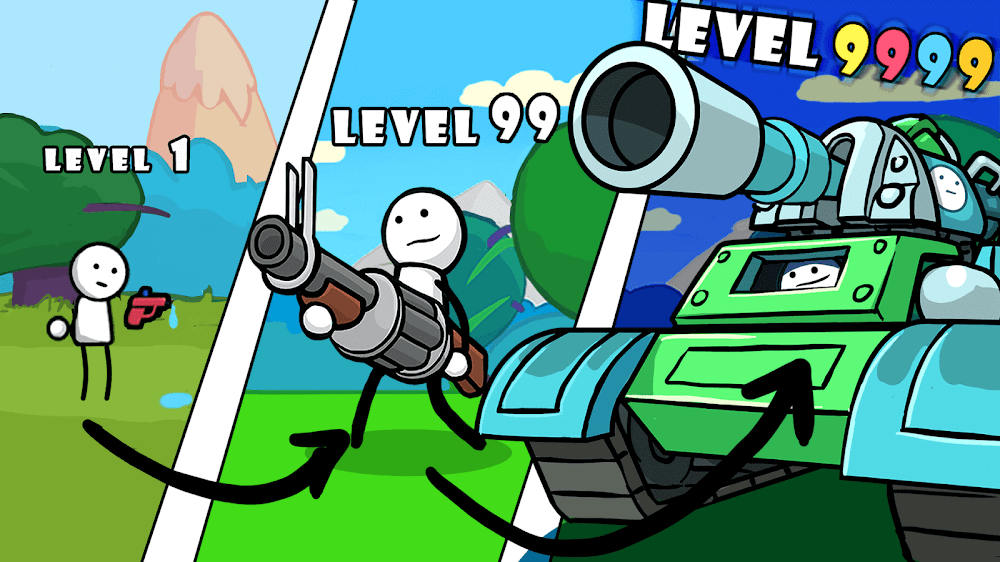 One Gun: Stickman v121 MOD APK (Unlimited Money)