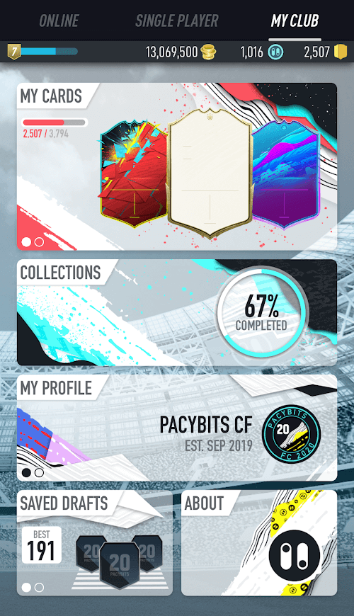 PACYBITS FUT 20 MOD APK v1.2.2 (Unlimited Money)