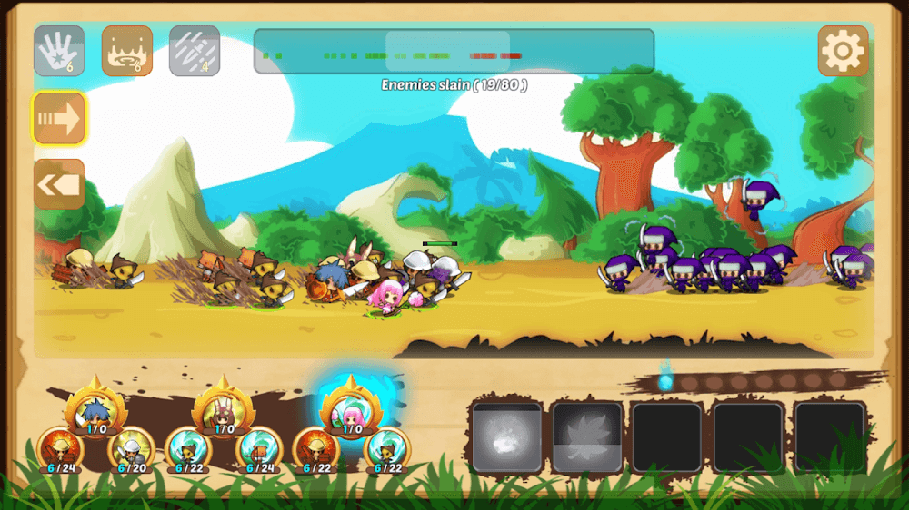 Paper Knight Wars v25.11.27 MOD APK (Damage/Defense Multiplier, No CD)