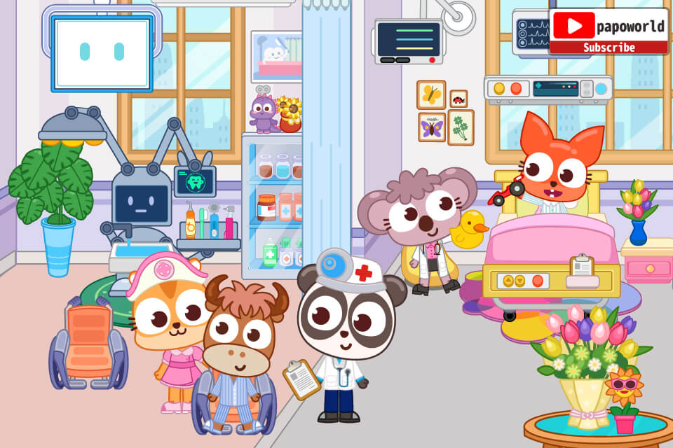 Papo Town Clinic Doctor v1.2.7 MOD APK (Unlock All Content)