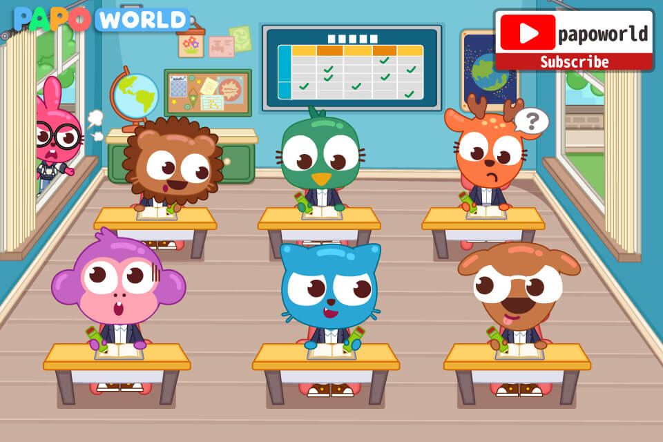 Papo Town School Life v2.1.2 MOD APK (Unlock All Content)