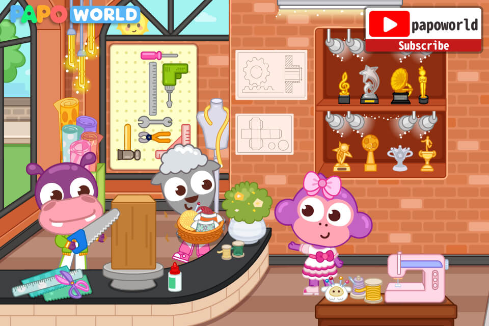 Papo Town School Life v2.1.2 MOD APK (Unlock All Content)