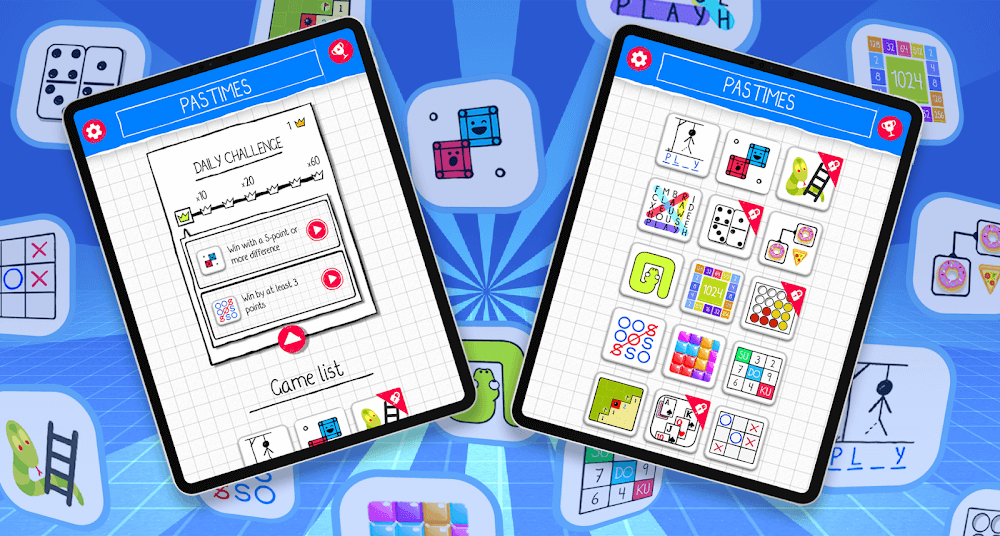 Pastimes - 21 Mini Games v767 MOD APK (Premium, No ADS)