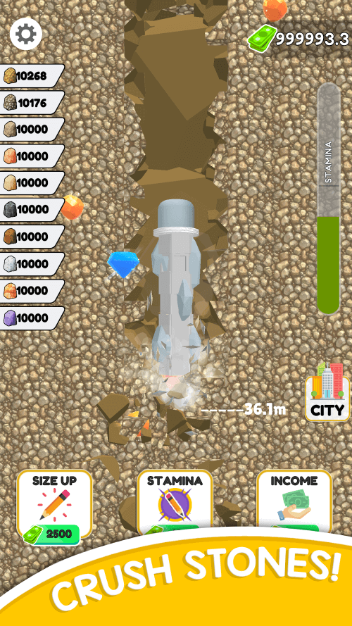 Pen Dig v1.8 MOD APK (Unlimited Cash)