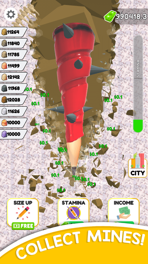 Pen Dig v1.8 MOD APK (Unlimited Cash)