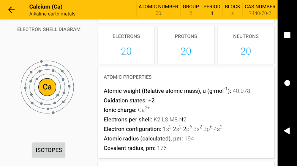 Periodic Table 2023. Chemistry v7.8.0 MOD APK (Premium Unlocked)