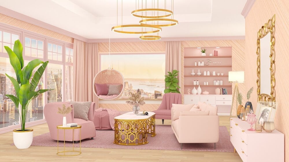 Pink Home Design: House Craft v202 MOD APK (Unlimited Money)