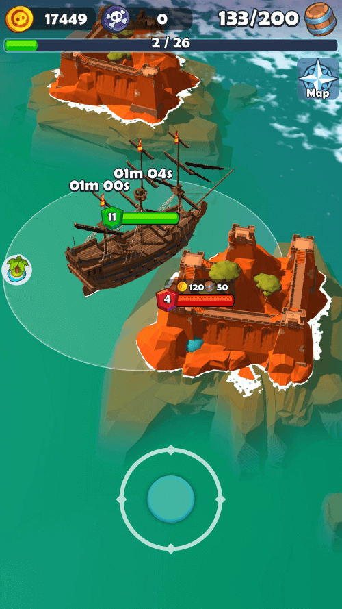 Pirate Raid - Caribbean Battle v1.51.6 MOD APK (God Mode, Unlimited Money)