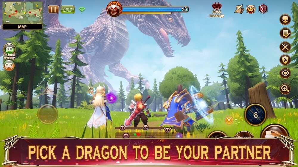 Pocket Knights 2 v3.4.35 MOD APK (One Hit, Frozen Enemies, No Skill CD)