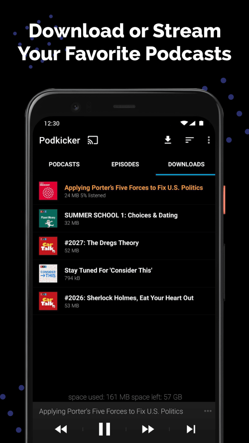 Podkicker Pro v4.8.0 APK (Full Version)