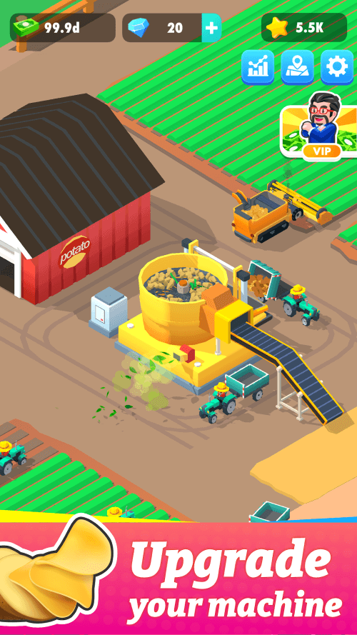 Potato Inc v1.9.1 MOD APK (Menu, Unlimited All)