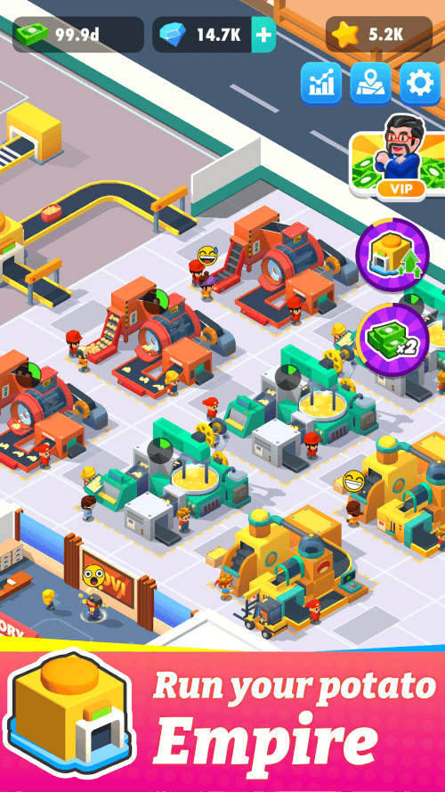 Potato Inc v1.9.1 MOD APK (Menu, Unlimited All)