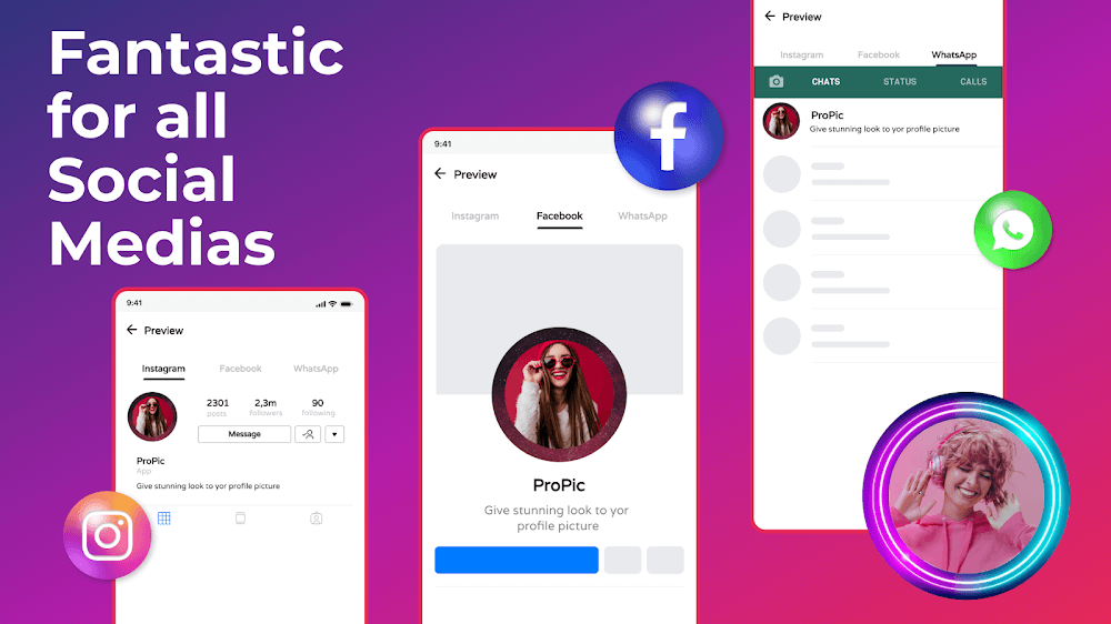Profile Picture Border Frame v2.4.9 MOD APK (Premium Unlocked)