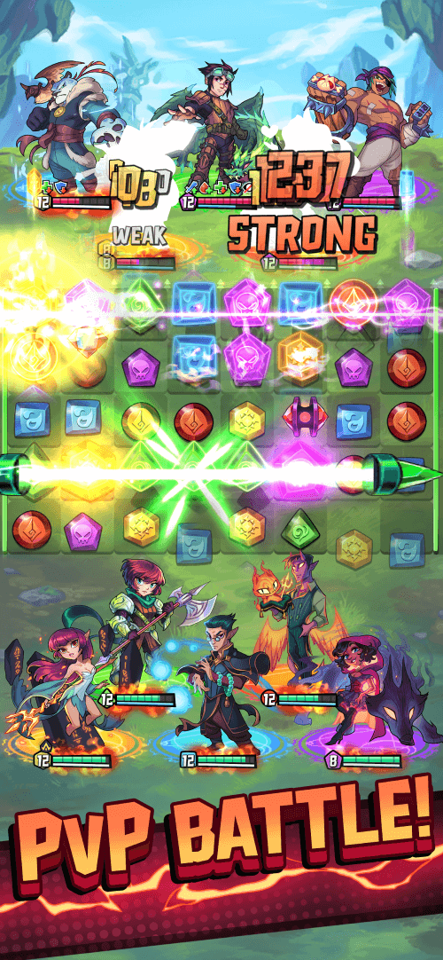 Puzzle Brawl v1.3.23 MOD APK (Attack Multiplier)