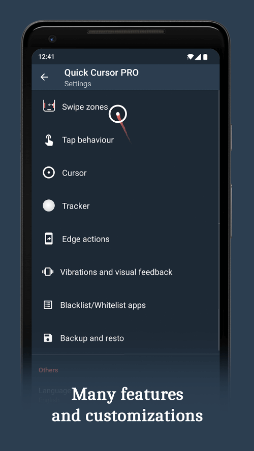 Quick Cursor v2.3.3 MOD APK (Pro Unlocked)