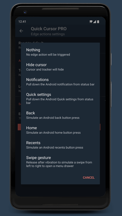 Quick Cursor v2.3.3 MOD APK (Pro Unlocked)
