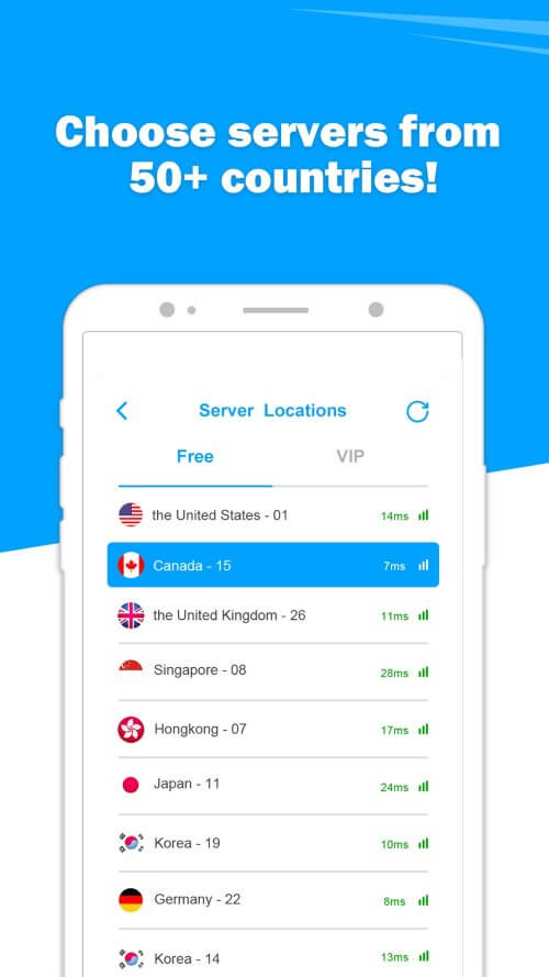 Rapid VPN v2.3.9 MOD APK (Premium Unlocked)