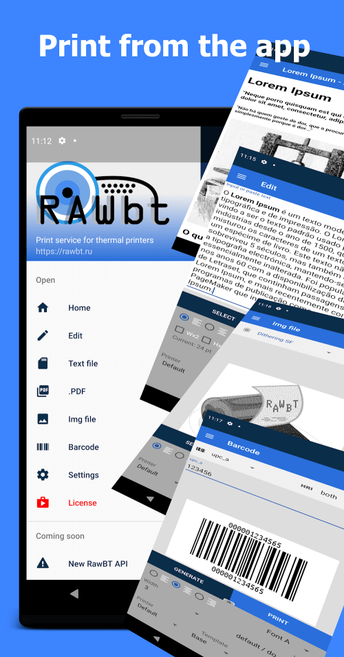 RawBT Print v7.1.2 MOD APK (Premium Unlocked)