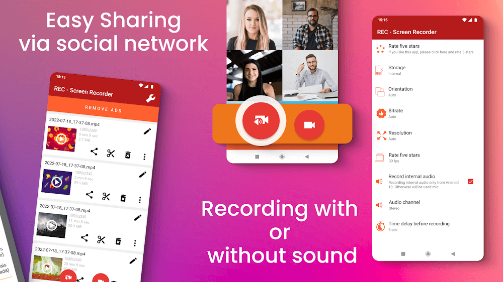 REC - Screen Recorder v4.6.12.1 MOD APK (Premium Unlocked)
