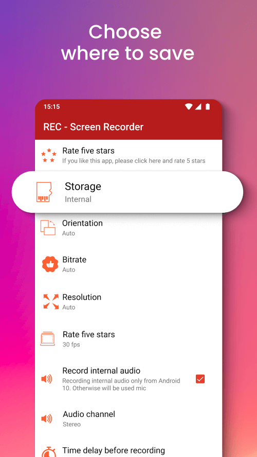 REC - Screen Recorder v4.6.12.1 MOD APK (Premium Unlocked)