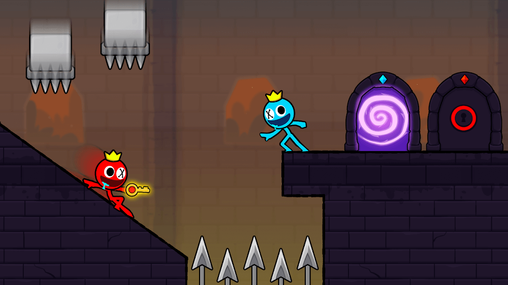Red and Blue Stickman 2 v2.2.19 MOD APK (Unlimited Money, All Unlocked)
