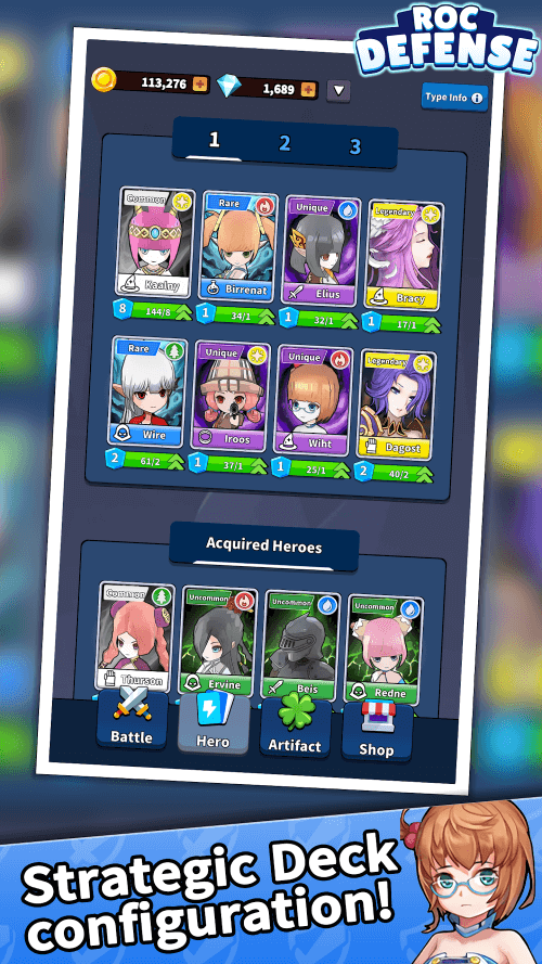 ROC Defense v1.2.15 MOD APK (Unlimited Diamonds, Menu)